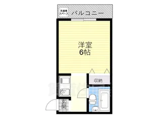 ノーブルハイツ山之内【3階】の間取り