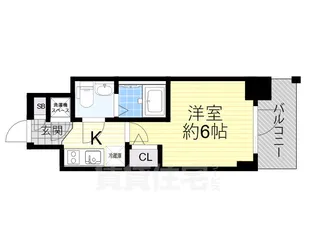 エスリード大阪シティノース【9階】の間取り