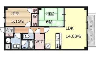 グランドゥール【2階】の間取り