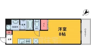 大阪府堺市堺区住吉橋町1丁【マンション】の間取り
