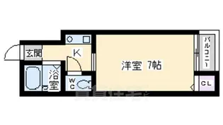 ミドゥスジ堺I【2階】の間取り