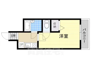 仲ハイム箕輪【2階】の間取り