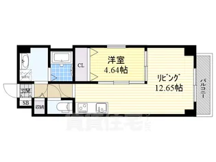 GRANDUKE松原cuore【3階】の間取り