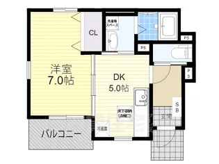 ファストウィンド1【1階】の間取り
