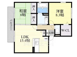 アメニティーコート【2階】の間取り