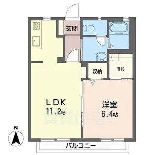 エトワール旭ヶ丘【1階】の間取り