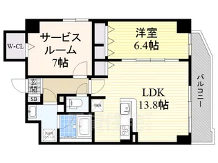 Reiwanity Place【5階】の間取り