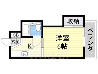 マンション幹【4階】の間取り