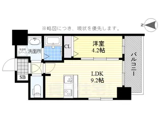 ファステート名古屋ラプソディ【6階】の間取り