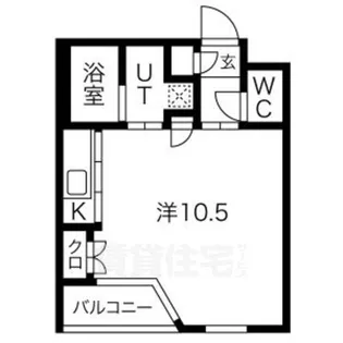 SPACE CUBE HONJIN(スペースキューブ)【4階】の間取り