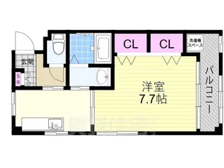 グルーク塚本【305号室】の間取り