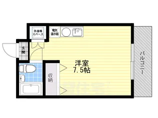 フォーラム都島内代駅前【9階】の間取り