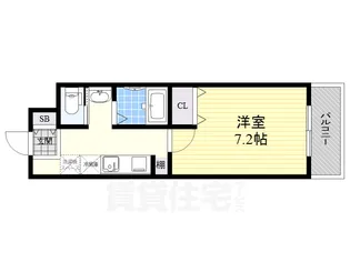 A-City港陽【1階】の間取り