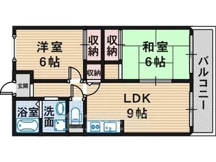 ノースコーポ【3階】の間取り