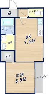 ALEGRIA瓢箪山上四条【3階】の間取り