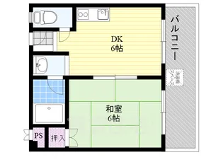 ル・松尾【4階】の間取り