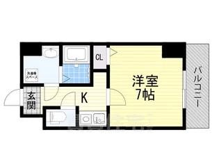 大阪府大阪市旭区今市1丁目【マンション】の間取り