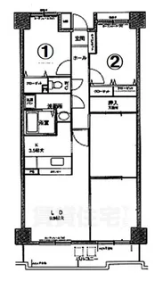 シティ・ファミリー八事S棟【2階】の間取り