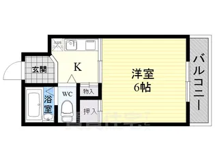 光栄ハイツ芥川【4階】の間取り