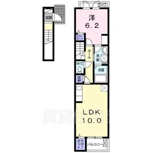 エスポアール ニシダ【2階】の間取り
