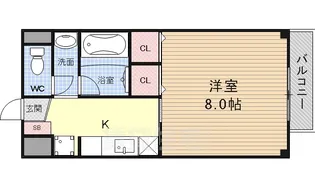 サープラス池田2【1階】の間取り