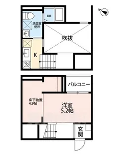 エスペランサ・エイト(エスペランサエイト)【2階】の間取り