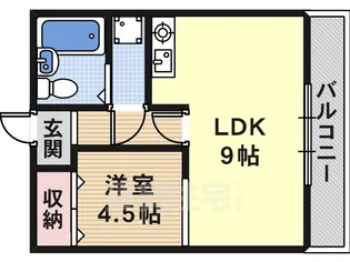 リバティヒルズ【4階】の間取り