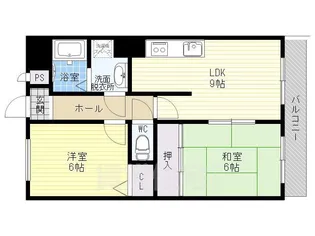 ヴィラシャトー【6階】の間取り
