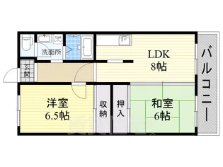 宮崎第三マンション【202号室】の間取り