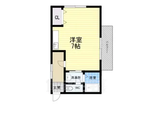 キャンファー門戸【2階】の間取り