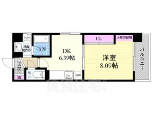 プラネシア星の子四条西洞院【10階】の間取り