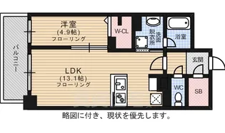 ウェルブライト博多ステーション【12階】の間取り