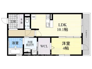 アベニール西宮北口【3階】の間取り