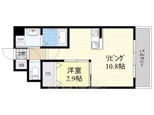ポルタニグラ千種【7階】の間取り