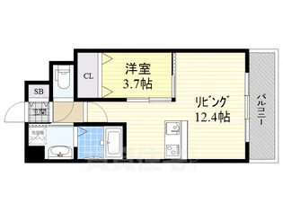 ポルタニグラ千種【6階】の間取り