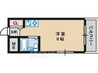 プロスピリティー住吉【4階】の間取り