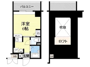 エステムコート新大阪3ステーションプラザ【10階】の間取り