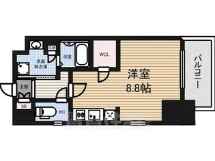 エステムプラザ名古屋丸の内【4階】の間取り