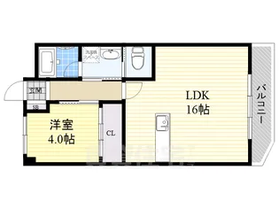 ヴィラ庄内【2階】の間取り
