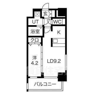 ファステート名古屋ラプソディ【6階】の間取り