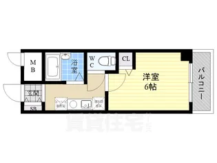 Sビルディング【3階】の間取り