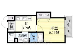 F+style田井城1号館【1階】の間取り