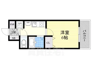 プレサンス鶴舞駅前ブリリアント【8階】の間取り