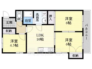 パークロイヤル宮山【2階】の間取り