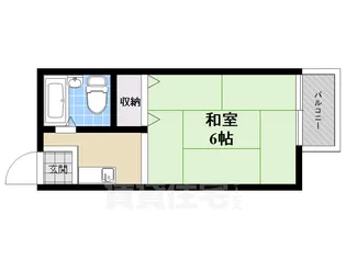 1Kの間取り画像