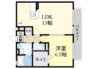 大阪府泉大津市池浦町1丁目【アパート】の間取り