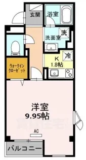 大阪府豊中市服部西町2丁目【マンション】の間取り