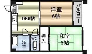 明治第1ビル【2階】の間取り