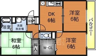 パークハウス2番館【3階】の間取り