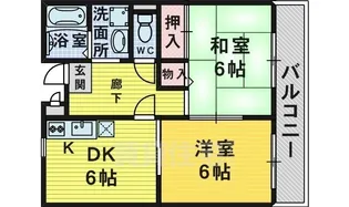 ラスカス【2階】の間取り